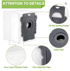 12-Pack Replacement Vacuum Bags for iRobot Roomba A87P