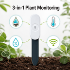Smart ZigBee Soil Moisture Sensor for Garden Irrigation – Temperature & Humidity Monitoring for Indoor Plants and Smart Home Automation