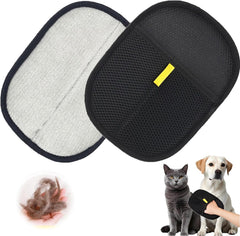 2-Pack Pet Grooming Gloves – Reusable Deshedding & Hair Removal Gloves for Cats & Dogs – Static-Free, Versatile for Grooming, Bathing & Washing