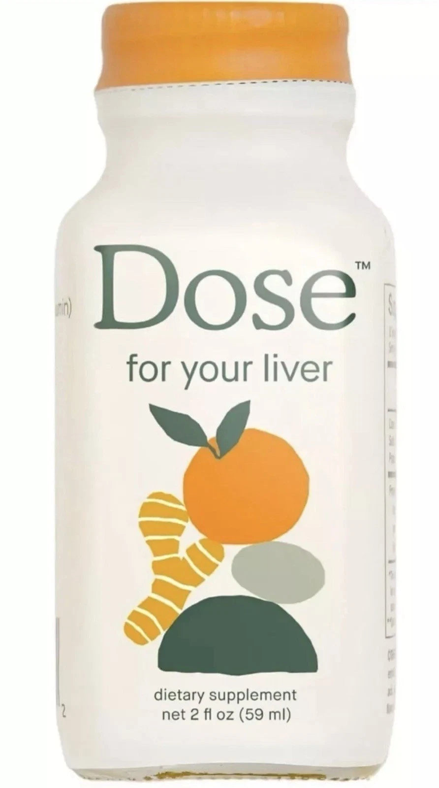 DOSE for Your Liver Support Supplement Shots 2 Oz Cleanse & Wellness Balance Pack of 2.