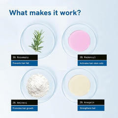 Be Bodywise Rosemary Hair Growth Serum (Roll On) | 3% Redensyl & 2% Anagain | Hair fall control serum for Women & Men | Promotes Hair Growth & Stimulates Hair Follicles | For All Hair Types | 25ml
