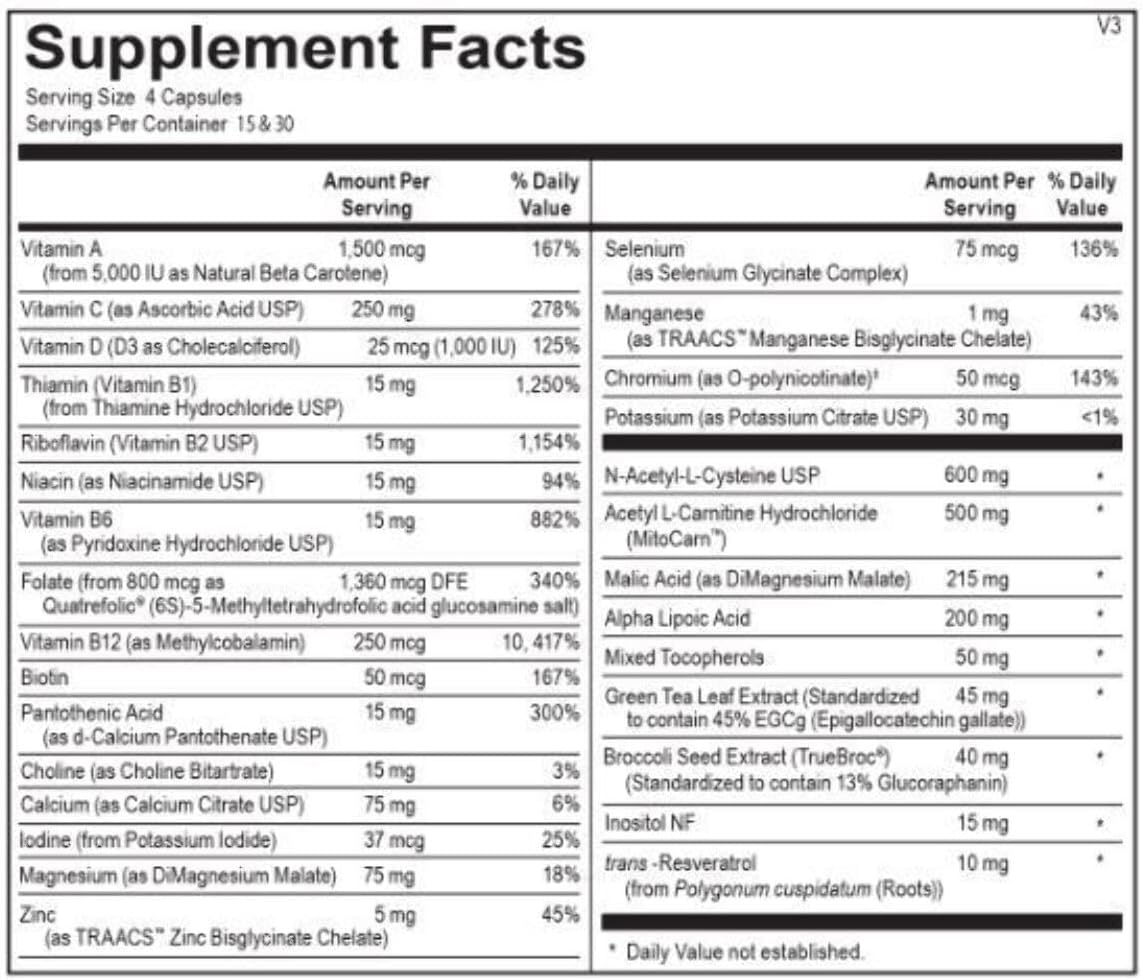 Ortho Molecular Products - Mitocore 120 Capsules