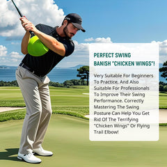 MELE LINKS The Connector Golf Training Aid, Golf Swing Trainer for Posture Correction Practice, Golf Swing Training Aid, Golf Training Aids Helps Train Proper Swing Mechanics, Arm Structure #C