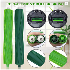 A01R Replacement Parts for iRobot Roomba Combo I5/I5+, J5/J5+ – Main Brush, Side Brush, HEPA Filter, and Mop Pads