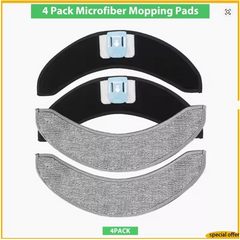 A61I 4-Pack Fiber Mopping Pads for iRobot Roomba Combo J7+ – Replacement Mop Pad Accessories Set