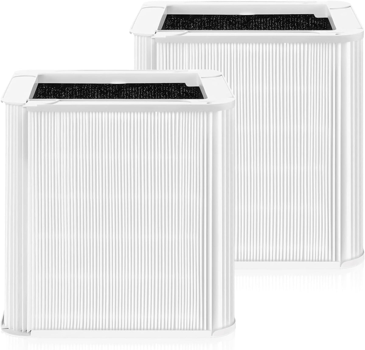 211+ Auto Replacement Filter Compatible with Blue Pure 211 Air Puri-Fier Series, 2-in-1 Filtration System of H13 True HEPA and Activated Carbon Filter, 2 Pack