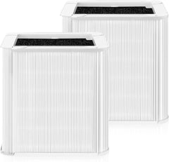 211+ Auto Replacement Filter Compatible with Blue Pure 211 Air Puri-Fier Series, 2-in-1 Filtration System of H13 True HEPA and Activated Carbon Filter, 2 Pack