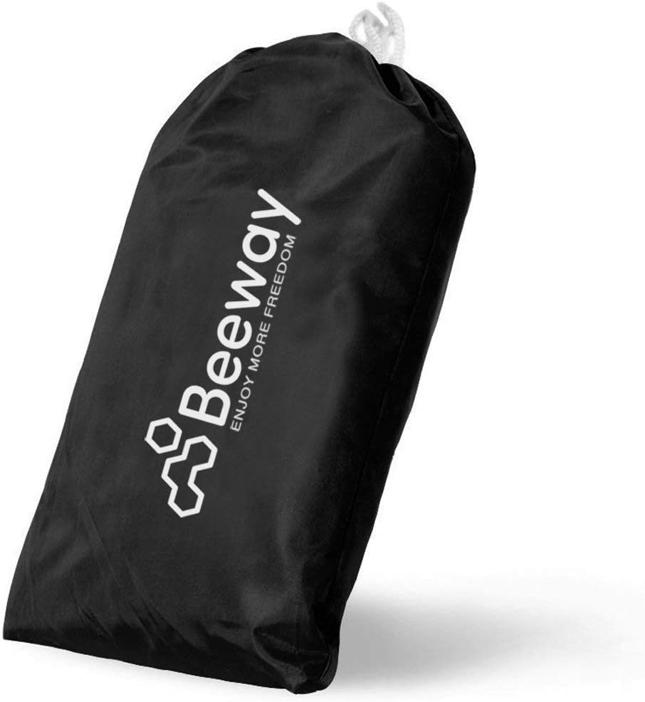 BEEWAY Waterproof Bike Cover – 210T Nylon with PU Coating, Lock Holes & Safety Straps – Fits Most Bicycles Up to 29", for Indoor & Outdoor Storage
