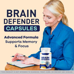 (2 Pack) Brain Defender Supplement – Advanced Brain & Memory Support, Natural Health & Wellness Multivitamin, 120 Capsules (2-Month Supply)