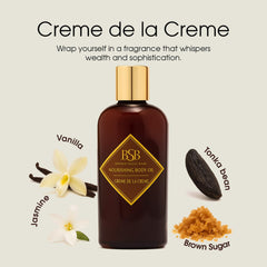Brown Sugar Babe Creme de la Creme Body Oil, Jasmine and Vanilla Perfume Oils, Nourishing Scented Oil for Women, Skin Care, Body Oil Perfume, Paraben Free, Made in USA