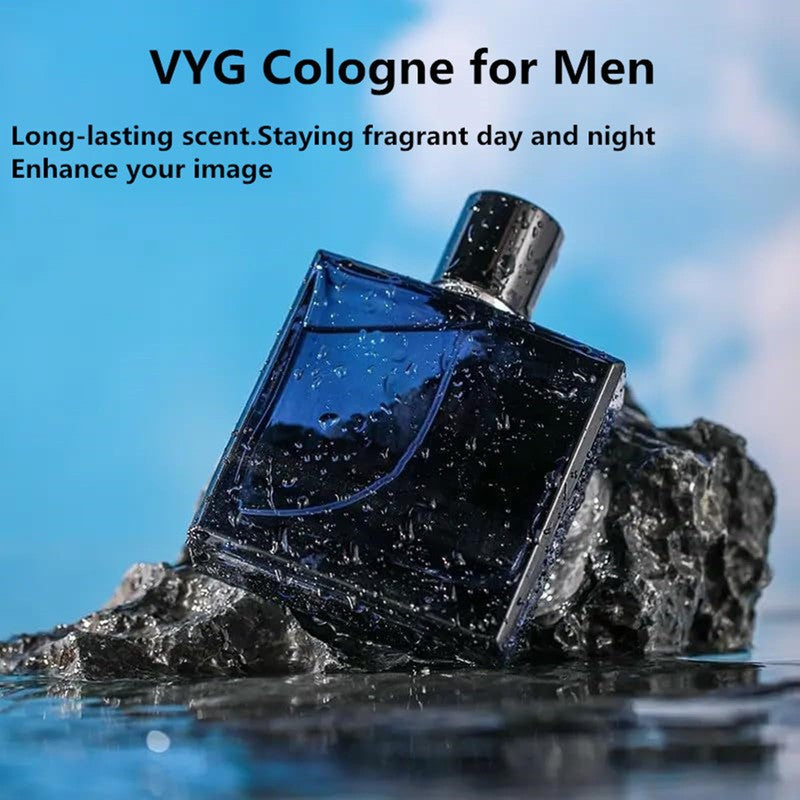 Men’s Cologne – Pheromone-Infused Long-Lasting Fragrance, 3.4 fl oz (1 Bottle)