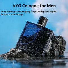 Men’s Cologne – Pheromone-Infused Long-Lasting Fragrance, 3.4 fl oz (1 Bottle)
