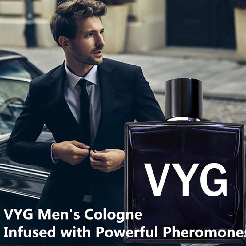 Men’s Cologne – Pheromone-Infused Long-Lasting Fragrance, 3.4 fl oz (1 Bottle)