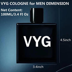 Men’s Cologne – Pheromone-Infused Long-Lasting Fragrance, 3.4 fl oz (1 Bottle)