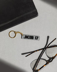 Crafted Memories Personalised License Plate Keychain – Custom Mini Number Plate Key Ring with Name or Text – Ideal for New Car Owners, Gifts, or Just Passed Drivers
