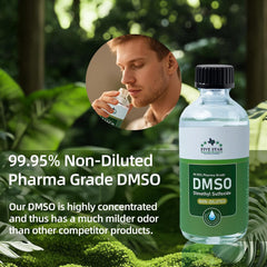Dimethyl Sulfoxide (DMSO) 99.95% Pure – 8 oz Pharma Grade Liquid, Undiluted & Odorless, Premium Glass Bottle