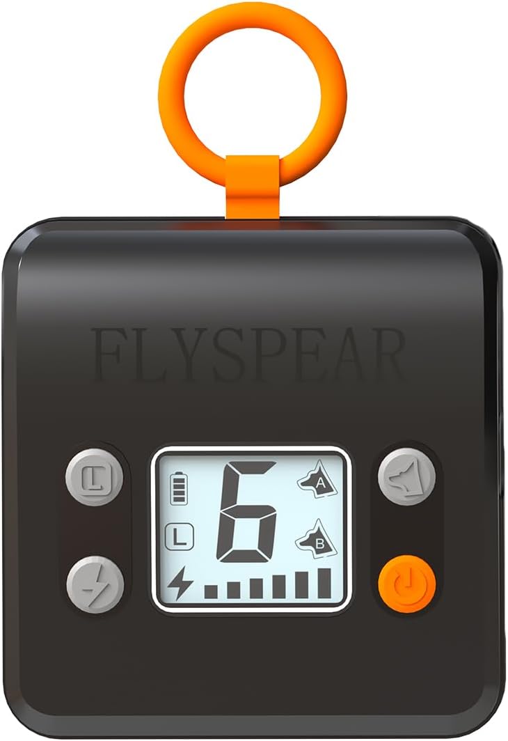 FLYSPEAR Extra Transmitter for Indoor Wireless Pet Barrier, Transmitter Only, Black