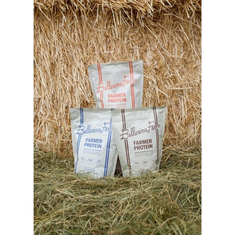 Farmer Protein Powder – Calf-First Colostrum, Collagen, Grass-Fed Whey, Hemp Protein & Inulin Fiber Blend