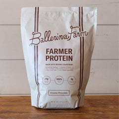 Farmer Protein Powder – Calf-First Colostrum, Collagen, Grass-Fed Whey, Hemp Protein & Inulin Fiber Blend