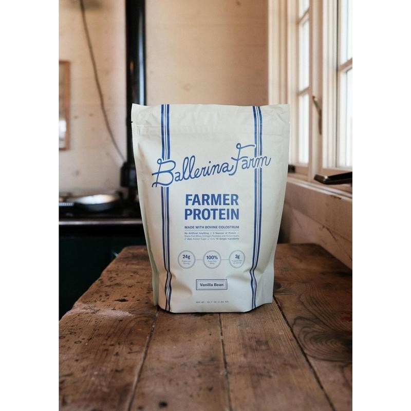 Farmer Protein Powder – Calf-First Colostrum, Collagen, Grass-Fed Whey, Hemp Protein & Inulin Fiber Blend