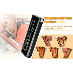 2 Pack 6V Ni-MH Replacement Battery for Paslode Nailers – Compatible with 404717, 902000, 900400, 900420, 900600
