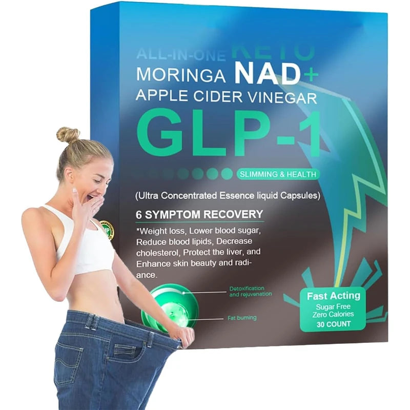 Health Essence Liquid Pearls – Ultra-Concentrated GLP-1 & NAD+ Formula for Digestion and Energy Support (Unisex)