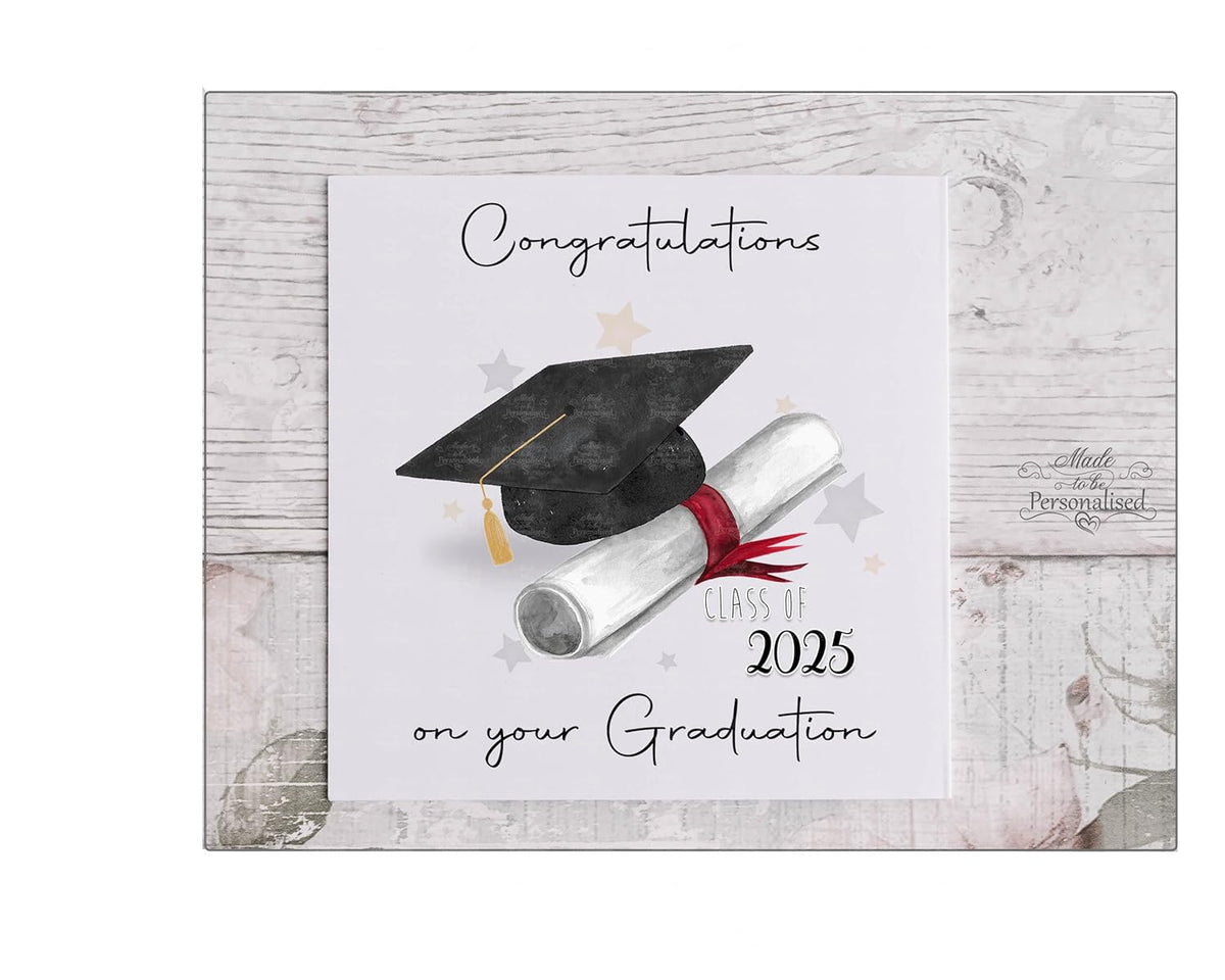 Graduation Card – Class of 2025 | Congrats Graduate | You Did It! Well Done!