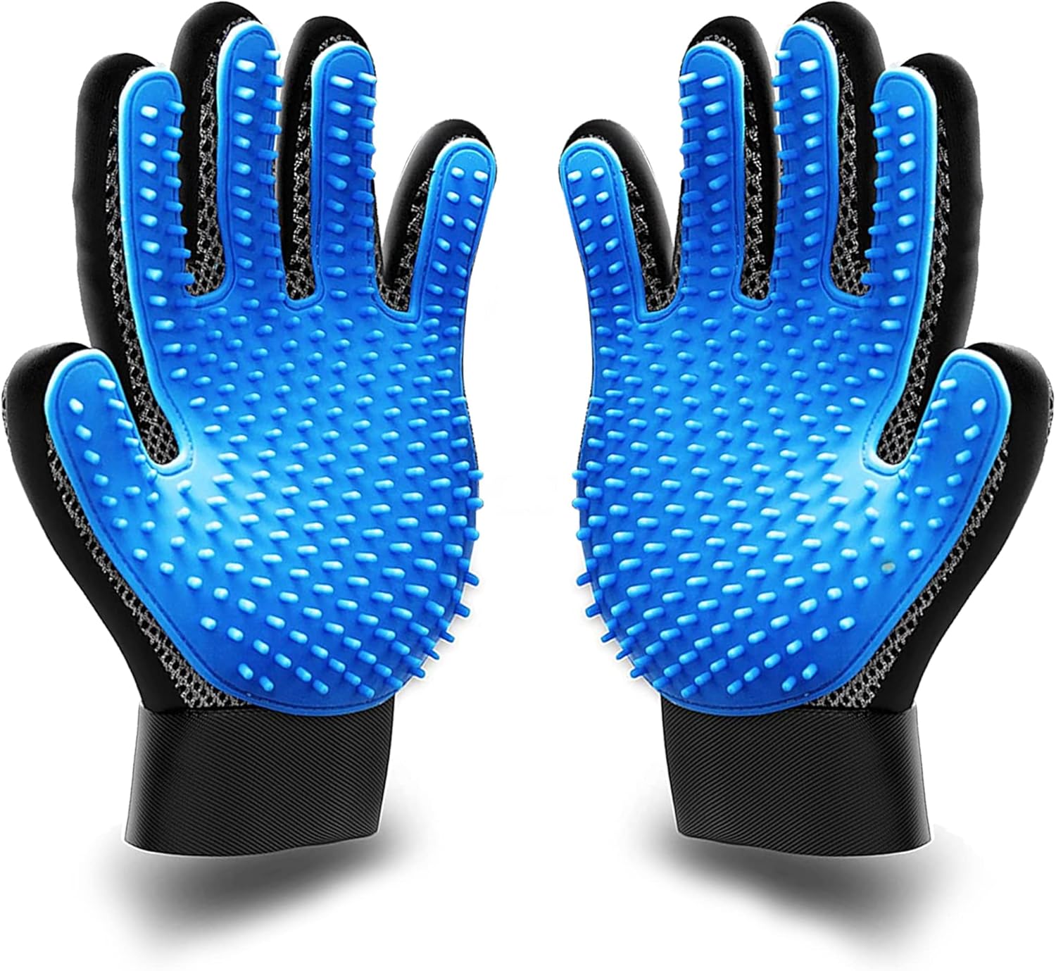 KENNELS & KATS Pet Grooming Glove – Premium Deshedding Brush Mitt with 260 Tips for Dogs, Cats, Rabbits & Horses – Ideal for Long, Short, or Curly Hair
