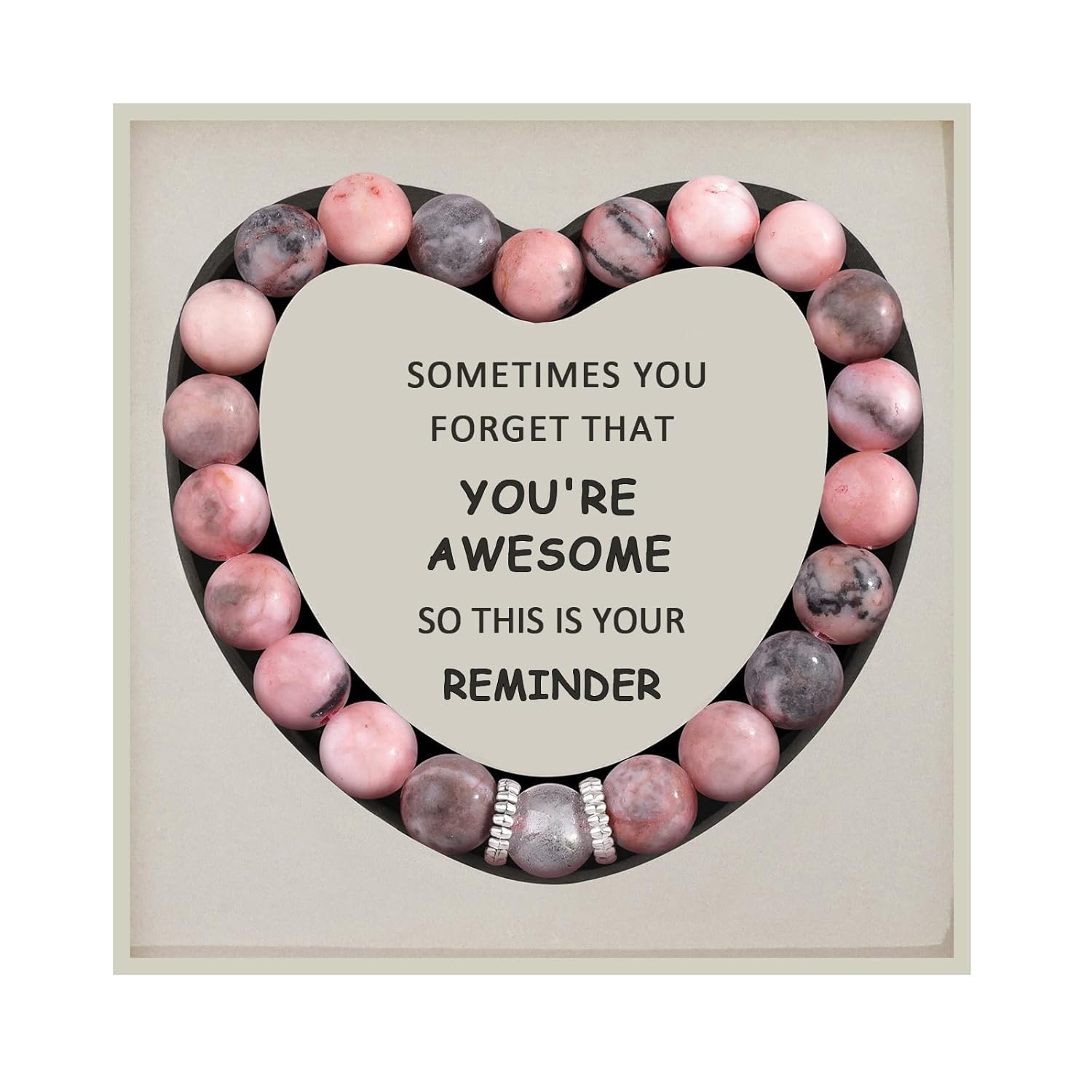 Lueaurra Natural Stone Healing Crystal Bracelet – Thoughtful Gift for Women, Teens, Mum, Daughter, Sister, or Best Friend – Unique Friendship & Birthday Gift Idea