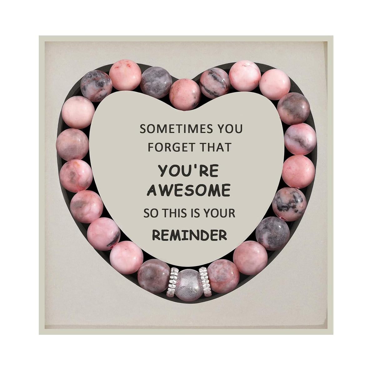Lueaurra Natural Stone Healing Crystal Bracelet – Thoughtful Gift for Women, Teens, Mum, Daughter, Sister, or Best Friend – Unique Friendship & Birthday Gift Idea