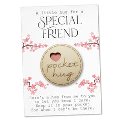 Maise & Rose Pocket Hug Token – Thoughtful Gift for Friends | Miss You | Cheer Up | Get Well Soon | Thinking of You | Letterbox Pick-Me-Up