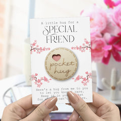 Maise & Rose Pocket Hug Token – Thoughtful Gift for Friends | Miss You | Cheer Up | Get Well Soon | Thinking of You | Letterbox Pick-Me-Up