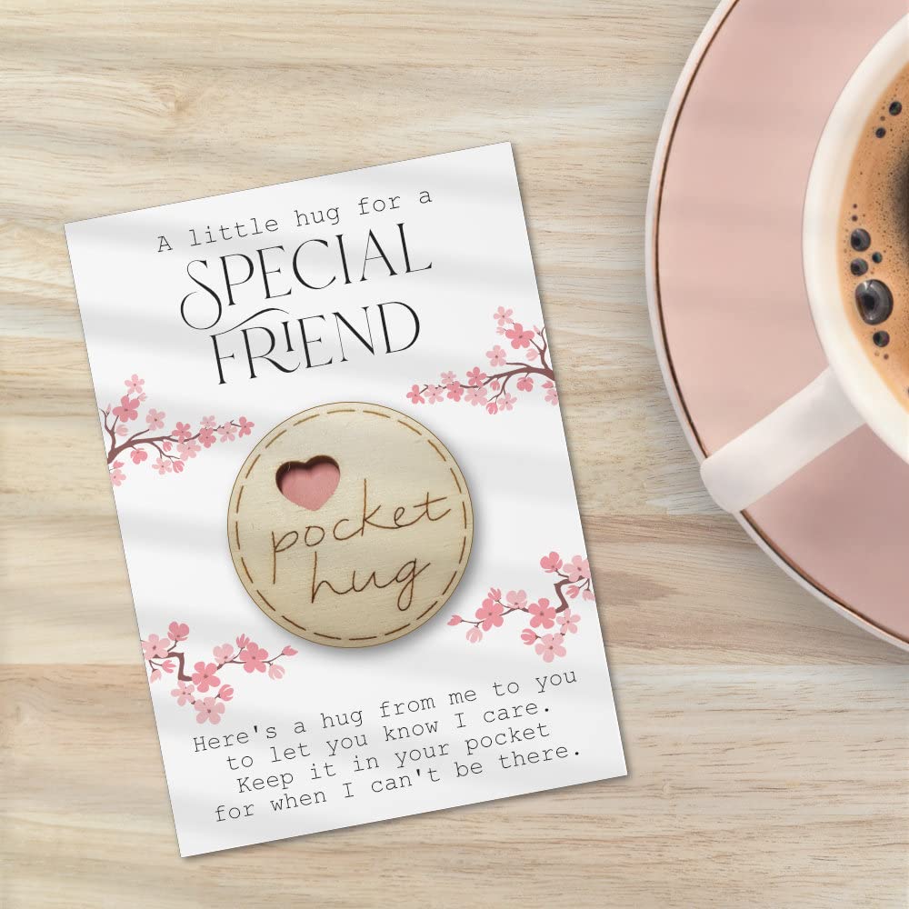 Maise & Rose Pocket Hug Token – Thoughtful Gift for Friends | Miss You | Cheer Up | Get Well Soon | Thinking of You | Letterbox Pick-Me-Up