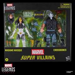 Marvel Legends Madame Masque & Crossbones 2-Pack – 6-Inch Super Villains Action Figures, Comics Collectible (Amazon Exclusive)