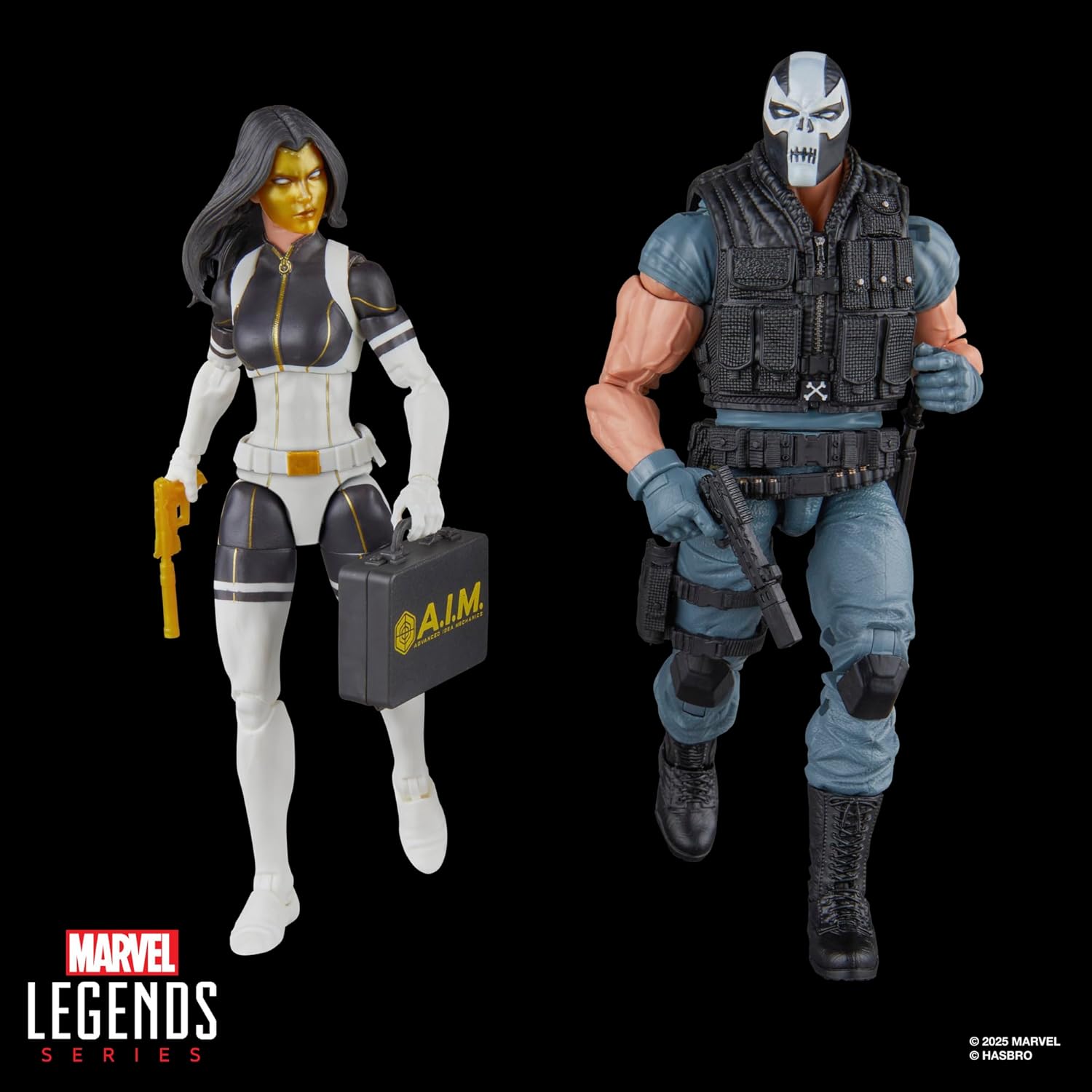 Marvel Legends Madame Masque & Crossbones 2-Pack – 6-Inch Super Villains Action Figures, Comics Collectible (Amazon Exclusive)