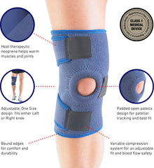 Neo-G Open Patella Knee Support – Adjustable Brace for Arthritis, Joint Pain, ACL Injuries, Meniscus Tears, and Runner’s Knee – For Men & Women