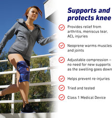 Neo-G Open Patella Knee Support – Adjustable Brace for Arthritis, Joint Pain, ACL Injuries, Meniscus Tears, and Runner’s Knee – For Men & Women