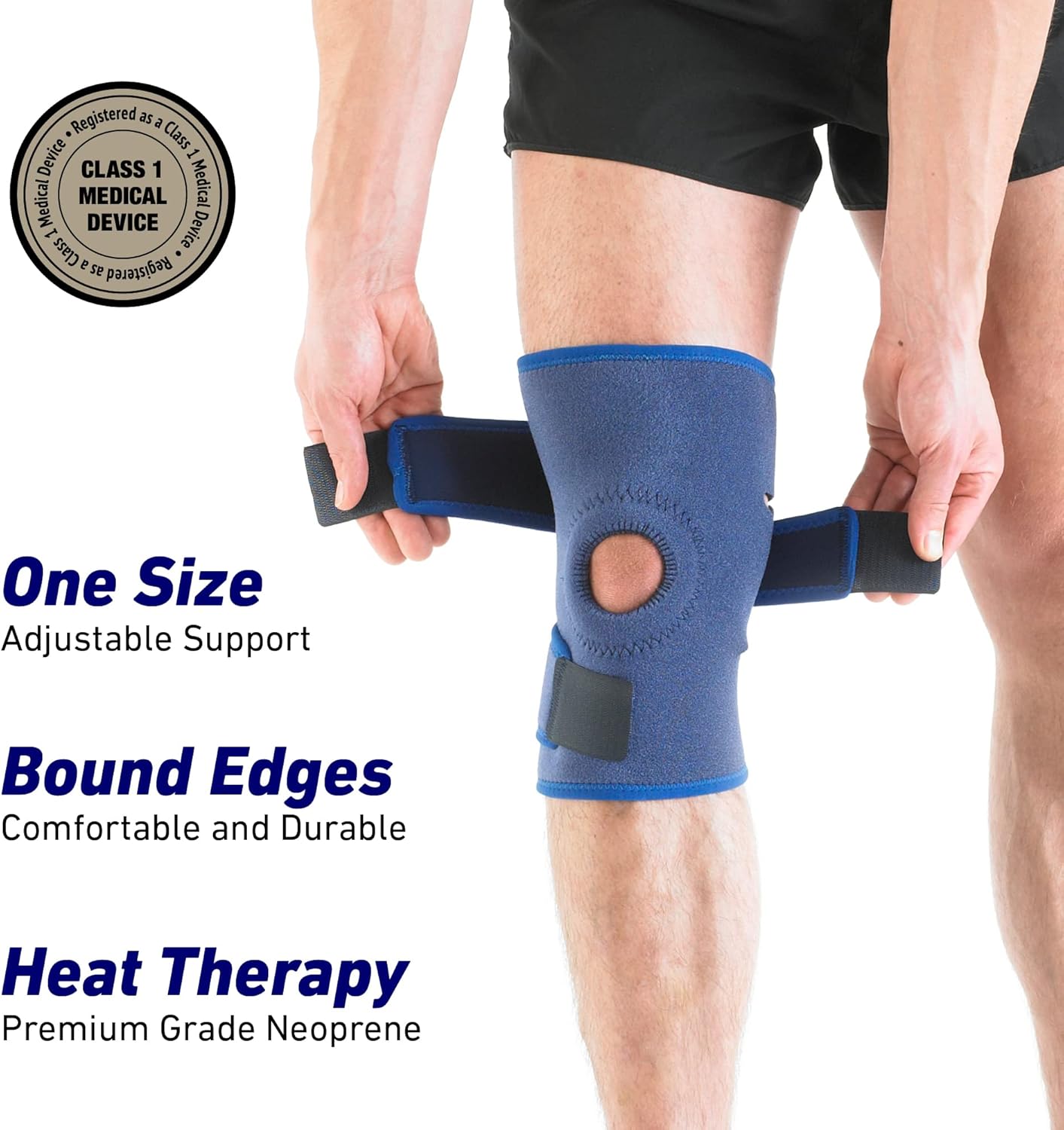 Neo-G Open Patella Knee Support – Adjustable Brace for Arthritis, Joint Pain, ACL Injuries, Meniscus Tears, and Runner’s Knee – For Men & Women