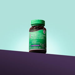 Nutravita Probiotic Supplement – 60 Billion CFU Cultures for Gut Health, Vegan-Friendly