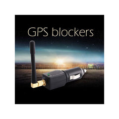 Portable Car GPS Blocker & Anti-Tracking Device with Antenna, Fuse Panel Connectors, and Spanners – Black