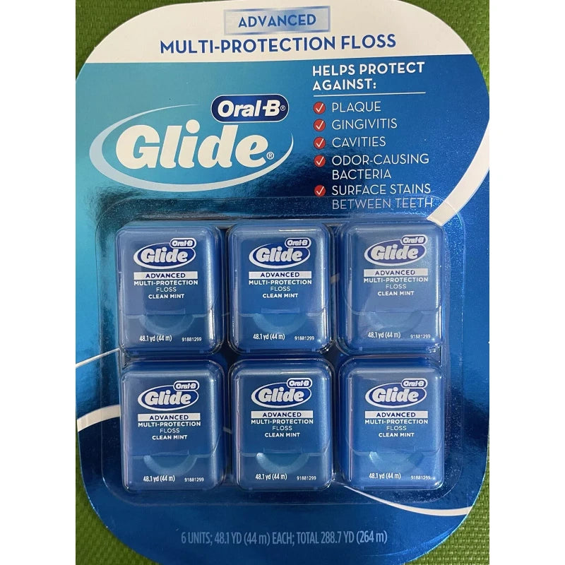 Oral-B Glide Pro-Health Advanced Dental Floss, 48.1 Yards – 6 Pack by ProHealth