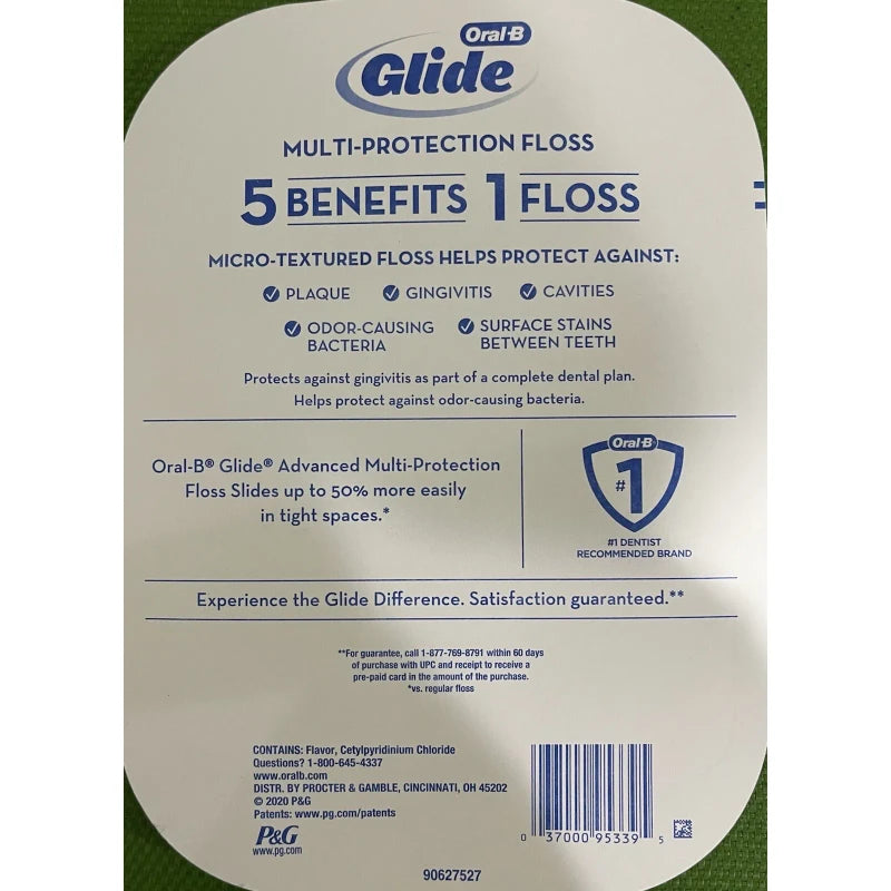 Oral-B Glide Pro-Health Advanced Dental Floss, 48.1 Yards – 6 Pack by ProHealth
