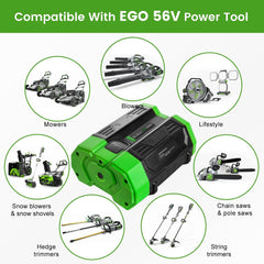 Replacement Battery for EGO 56V - EGO 56 Volt Power 5.0 Ah for Lawn Mower Leaf Blower Weed Trimmer Weed Eater