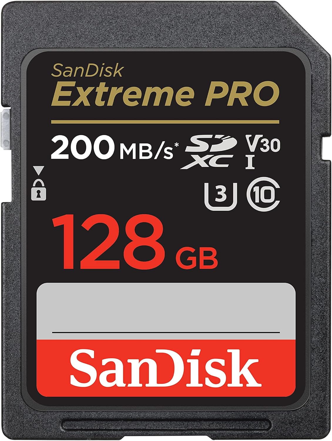 SanDisk Extreme PRO 128GB SDXC Memory Card – UHS-I, Class 10, U3, V30 – Up to 200MB/s, 4K UHD, QuickFlow Technology, Includes RescuePro Deluxe Software