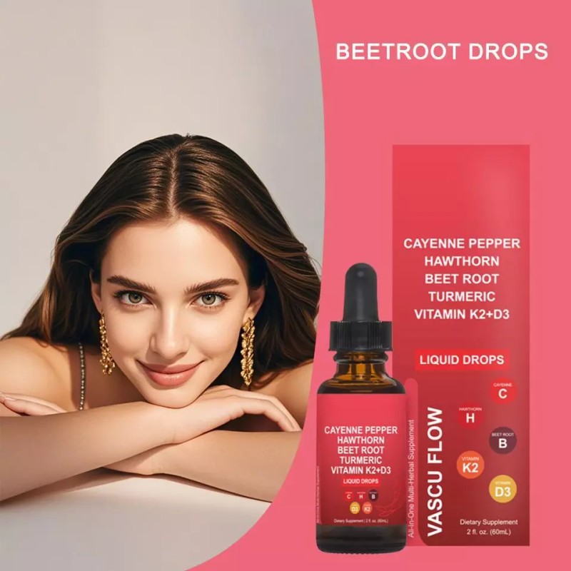 Cayenne Pepper Liquid Drops + Hawthorn Berry Supplement, Vitamin D3 K2 Beet Root Powder, Ceylon Cinnamon, Turmeric Curcumin, Organic Panax Ginseng, Berberine Extract