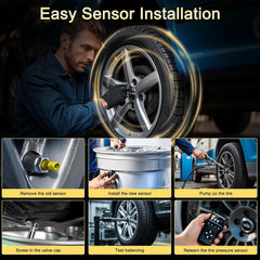 TPMS 315MHz GM Preprogrammed Tire Sensor Fits:-Chevrolet Silverado 07-19/Equinox 07-22/Tahoe 07-20/Traverse 09-17/:-Cadillac Escalade 07-20/-GMC Yukon 07-20/Sierra 07-19/OE#13598771(4 PCS)