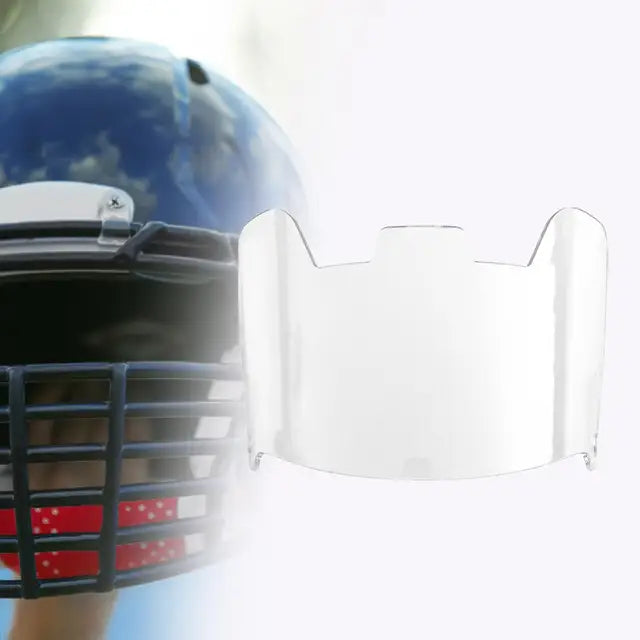 Football Helmet Visor – Durable, Lightweight & Scratch-Resistant Visor for Youth and Adult Helmets – Universal Fit Football Facemask Shield (black)