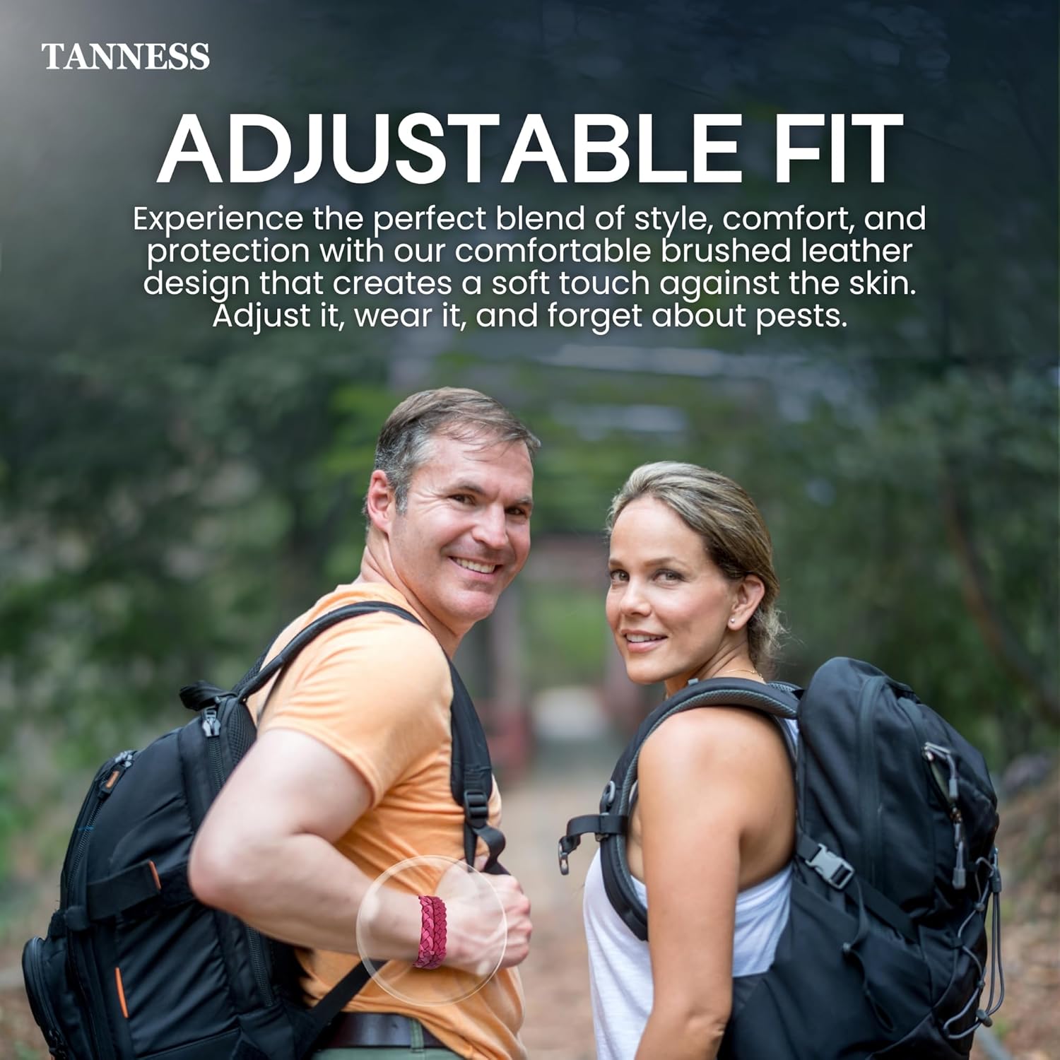 Tanness 12-Pack Mosquito Repellent Bracelets – DEET-Free Insect Bands for Kids & Adults, Long-Lasting Outdoor Protection for Travel, Camping & Holidays