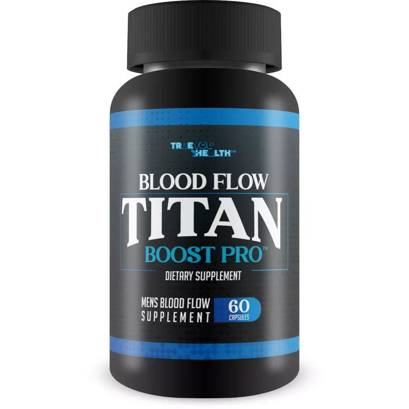 True You Health Blood Flow Titan Boost Pro – Men’s Blood Flow & Circulation Support Supplement