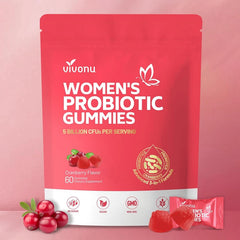 Women’s Probiotic Gummies – Vaginal pH & Flora Balance with Cranberry and Vitamin C for Odor, Yeast & Immune Support